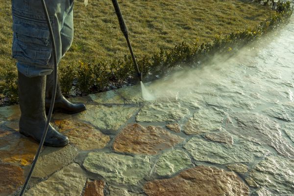 Stone Power Washing in Santa Rosa