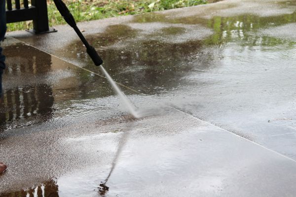 Concrete Deck Cleaning in Santa Rosa